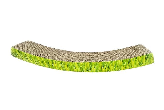 PSK PET MART Slim Arch Cardboard Scratcher, Recyclable Corrugated Toy